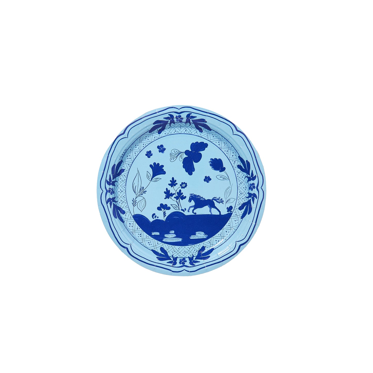 Paine's Dallas Pony Red and Blue Dessert Collegiate Paper Plates - 50 Pack