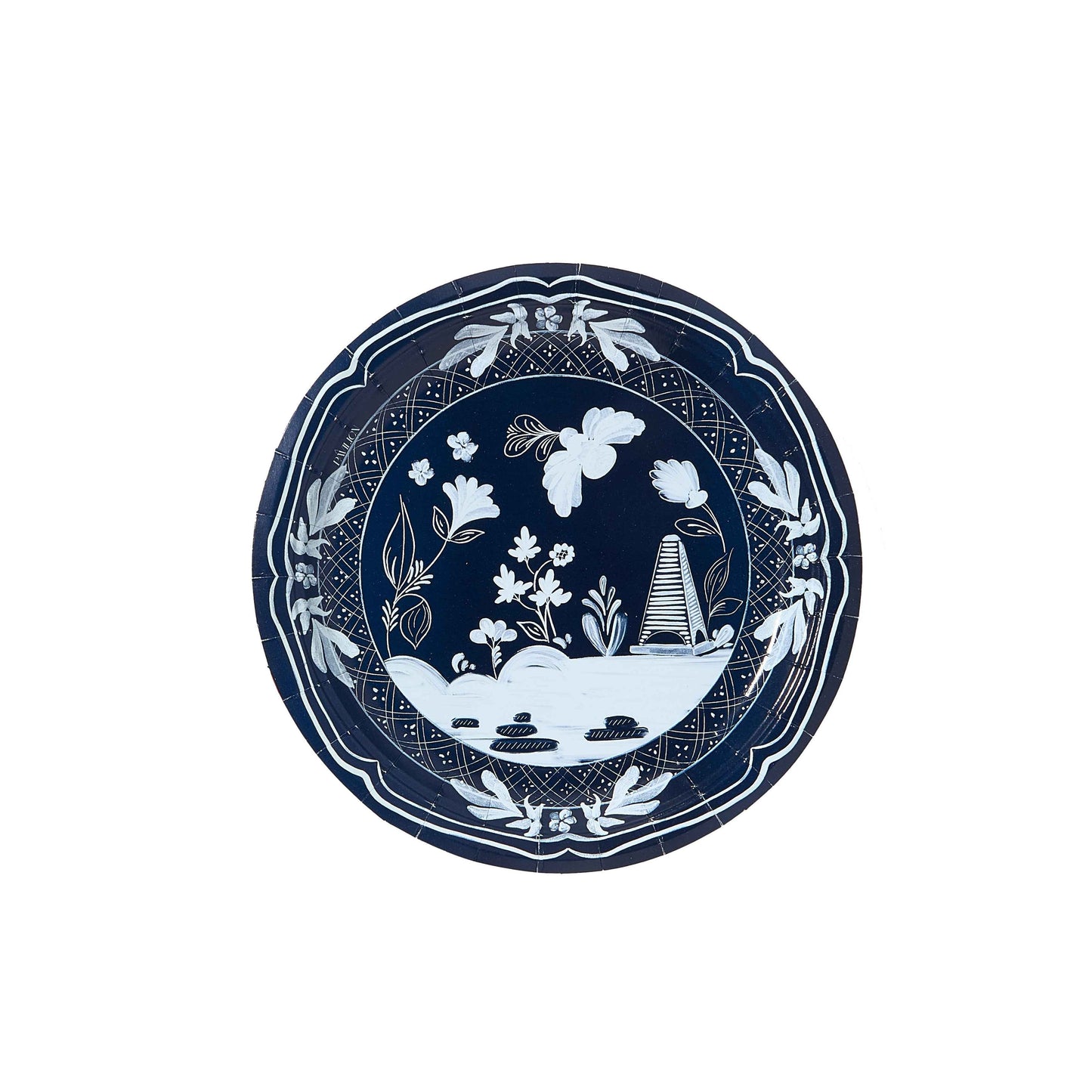 Navy Beachside Pavilion Dessert Paper Plates - 8 pack