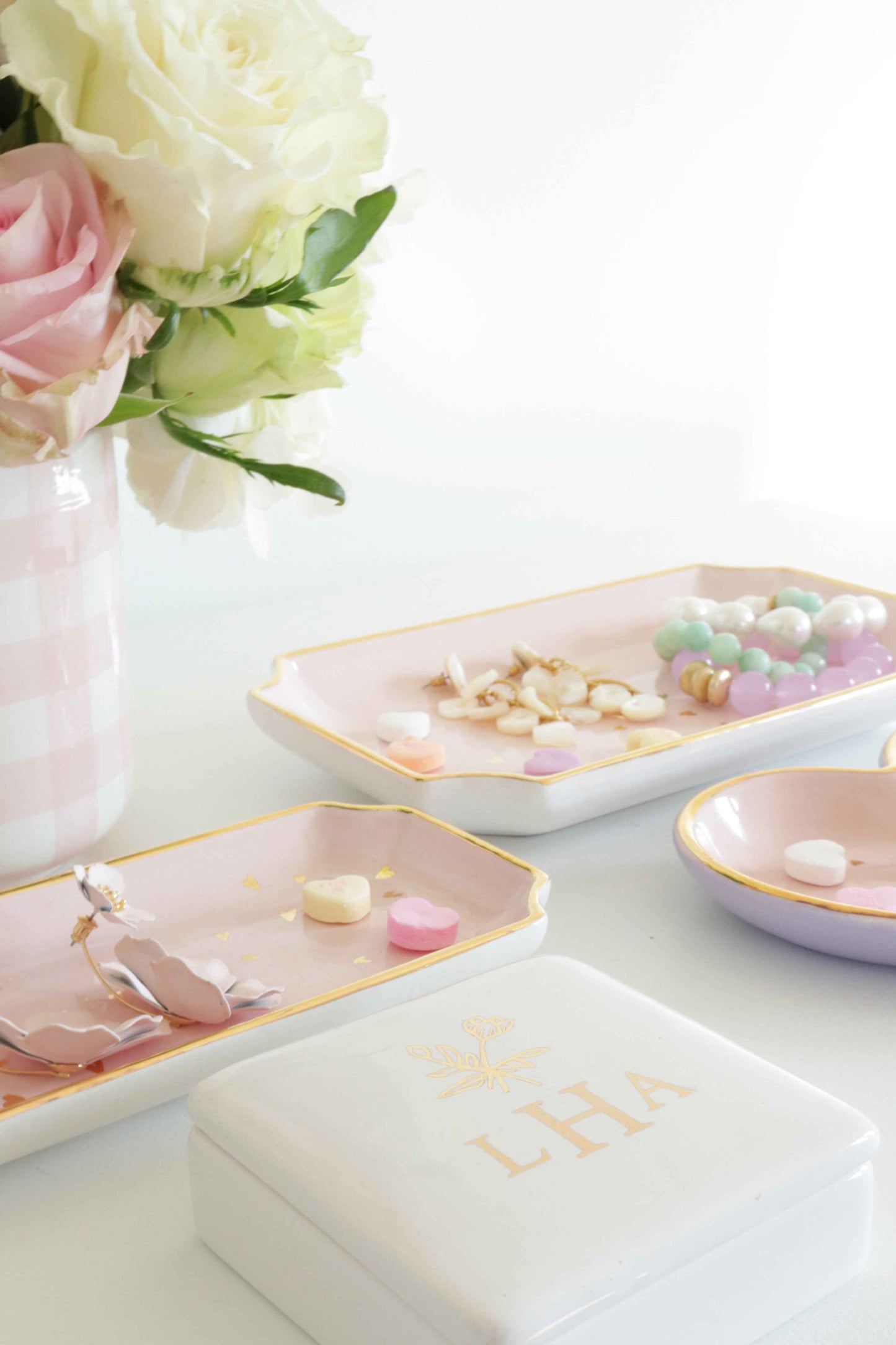 "Confetti Hearts" Tray