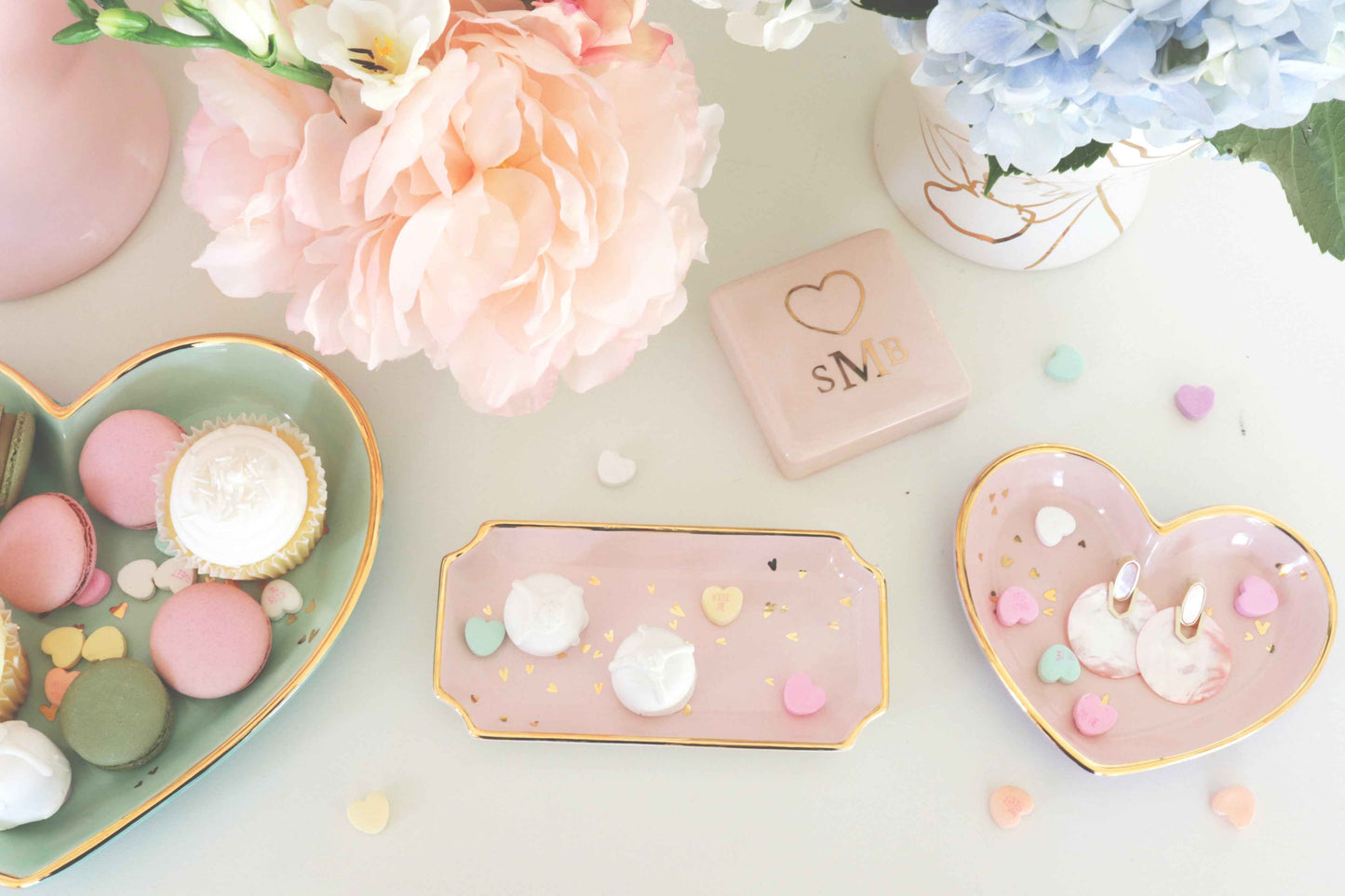 "Confetti Hearts" Tray