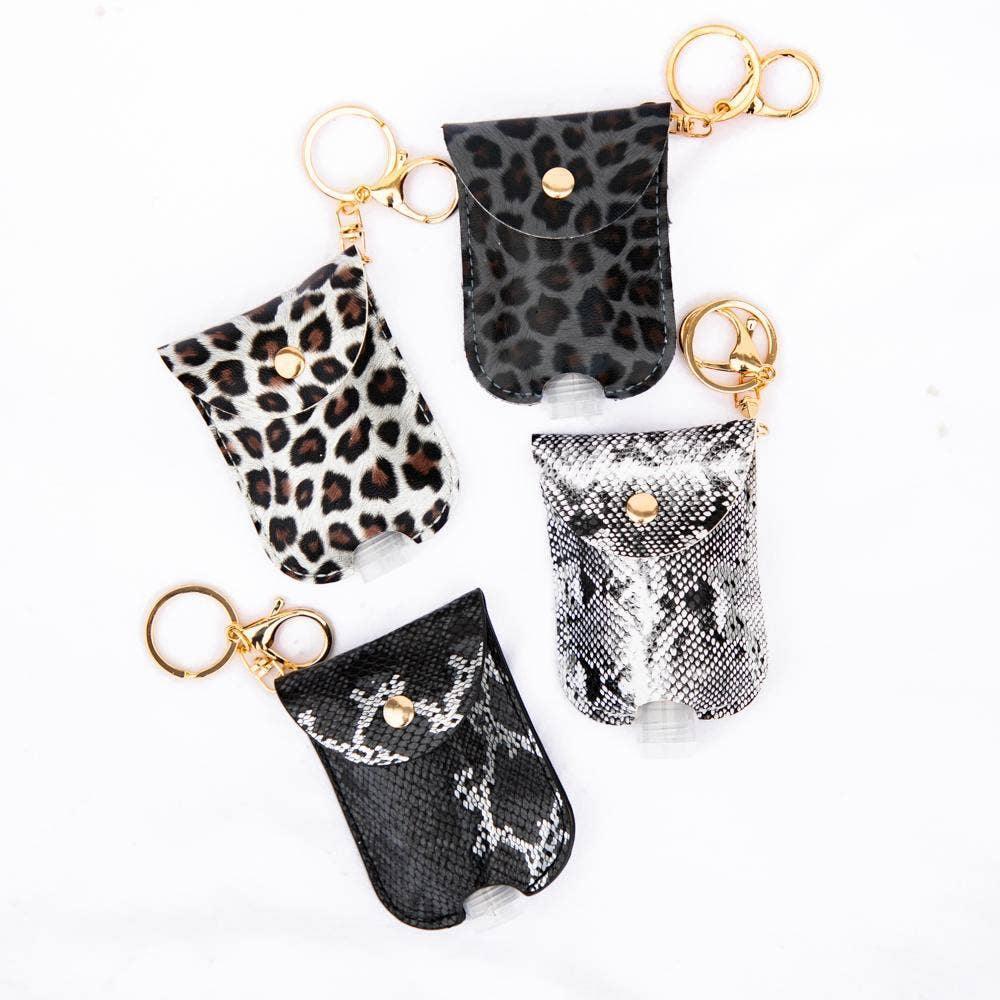 Animal Print Hand Sanitizer Cases - Sorelle Gifts