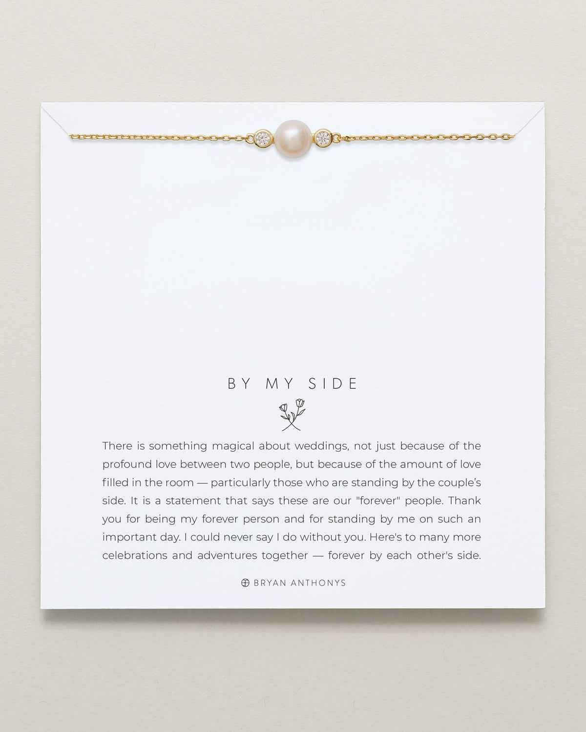 By My Side Pearl Bracelet
