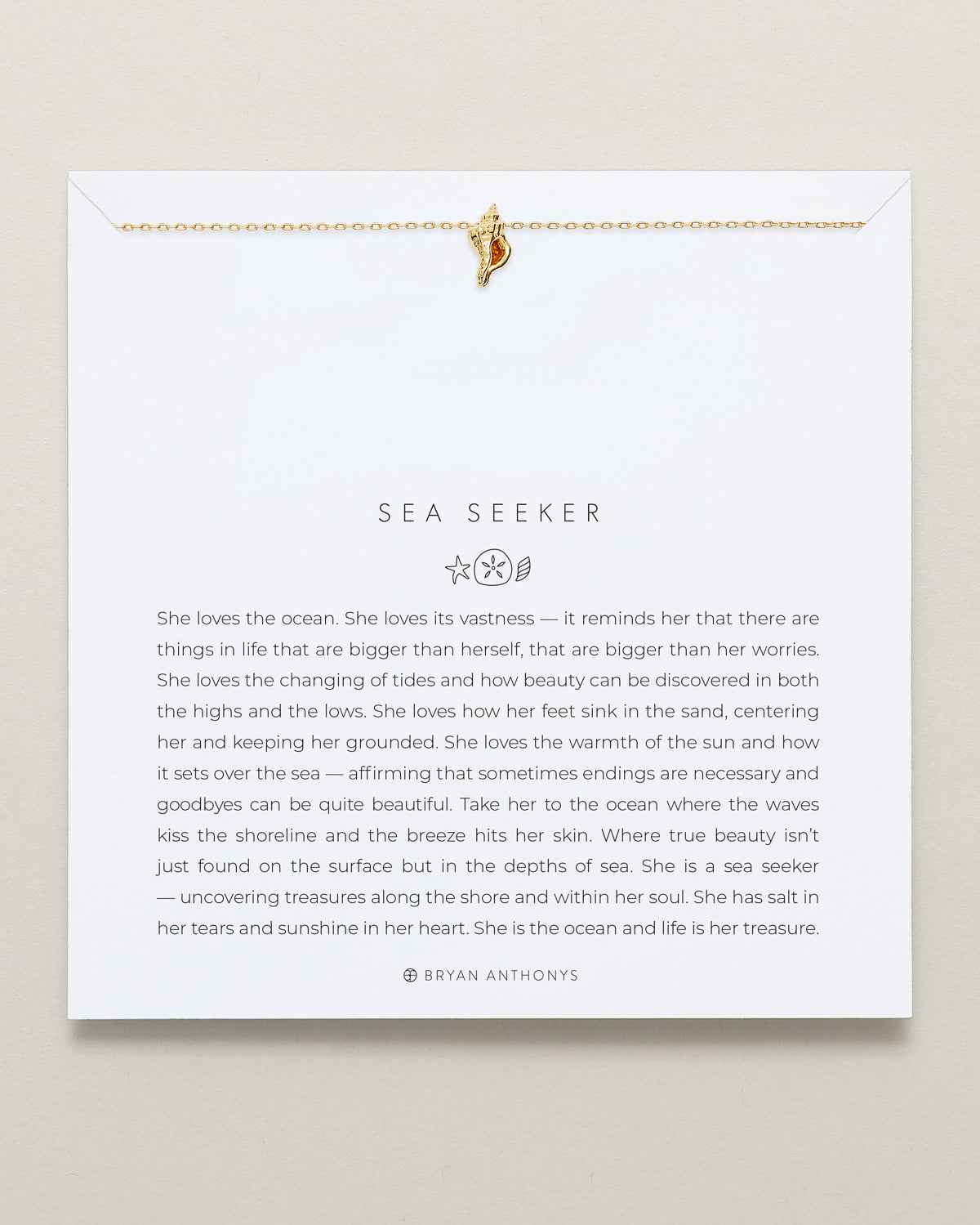 Sea Seeker Icon Necklace