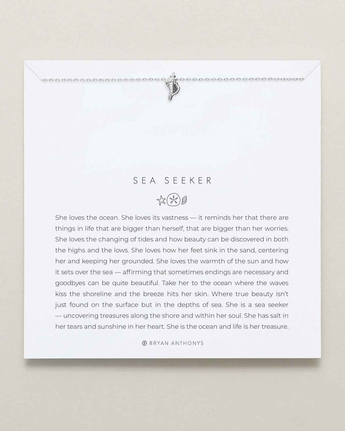 Sea Seeker Icon Necklace