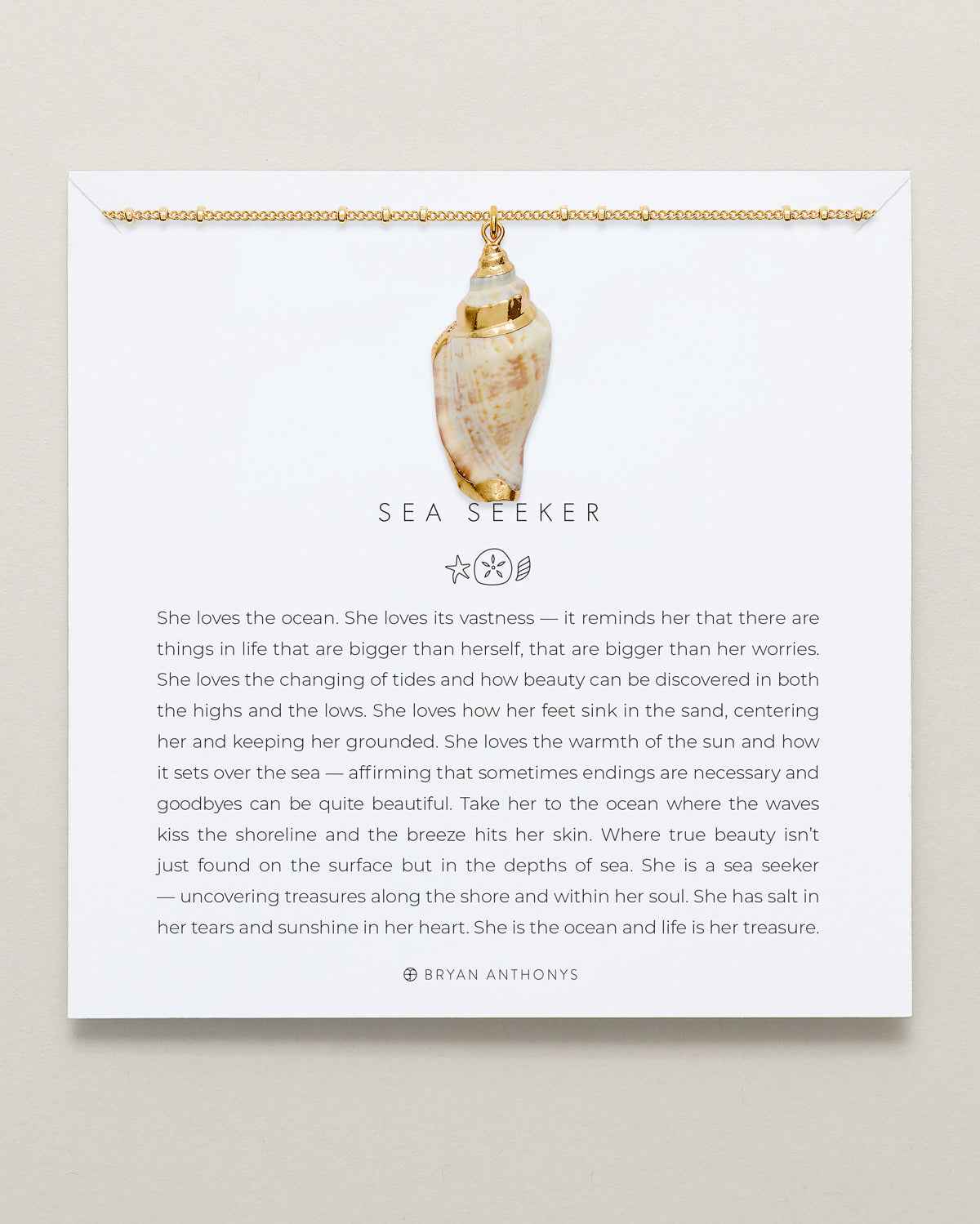 Sea Seeker Shell Necklace