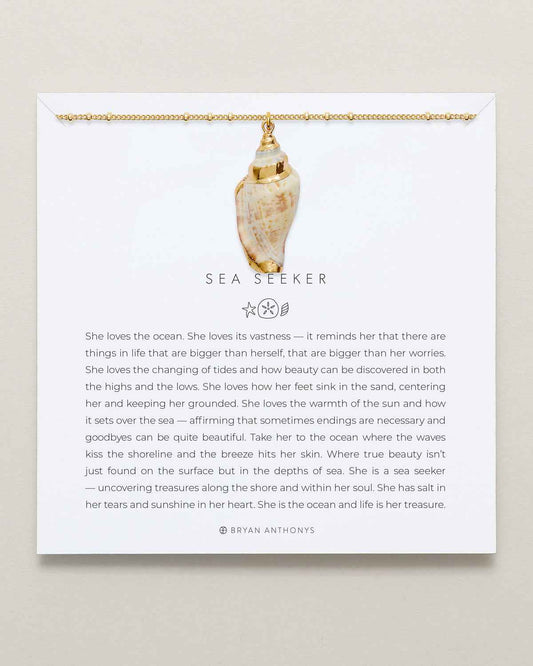 Sea Seeker Shell Necklace