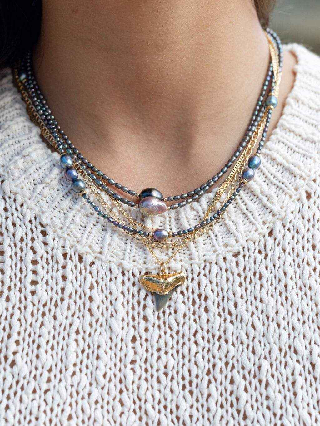 Baroque Pink Pearl Choker Necklace - Kaimalie