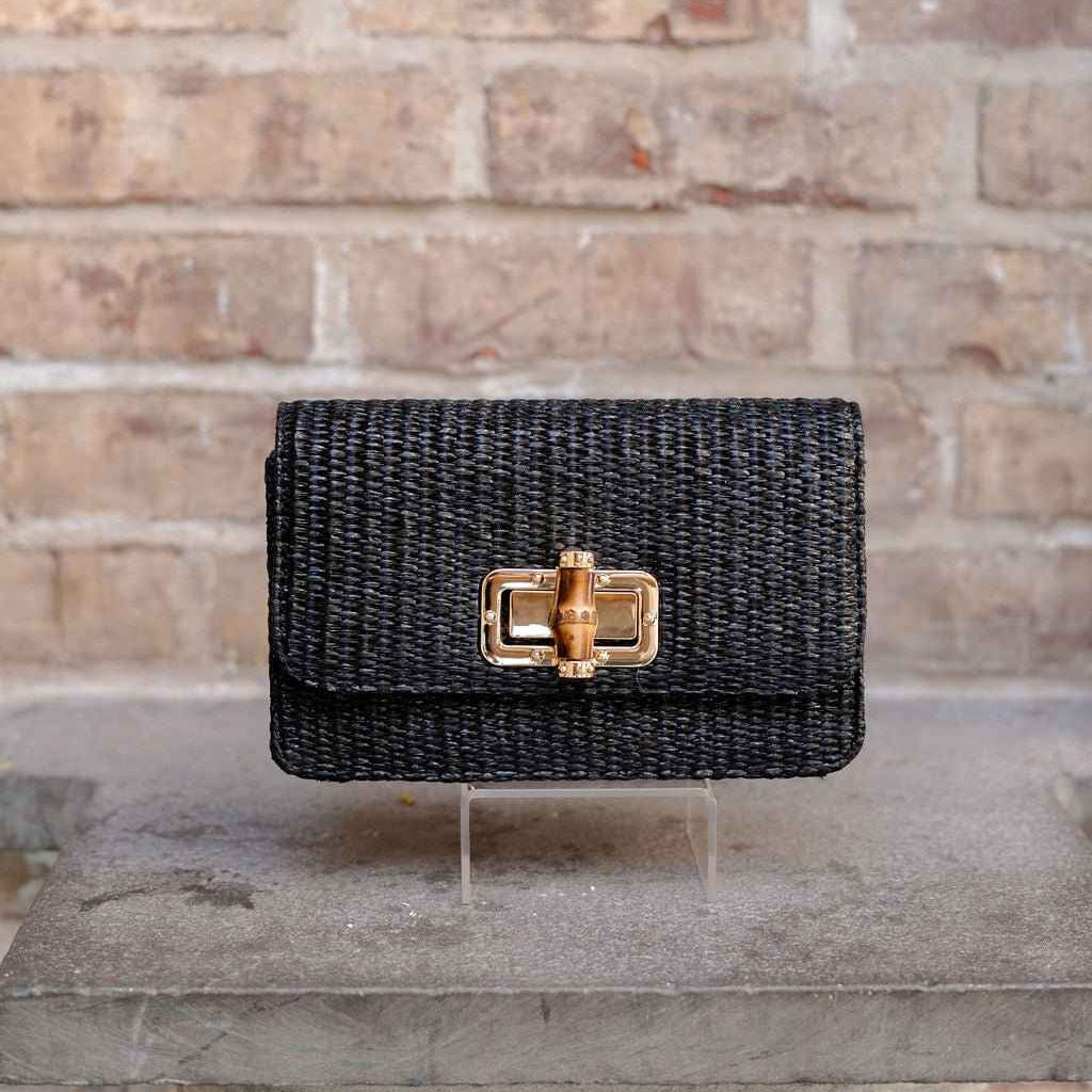 Black Lilly Clutch
