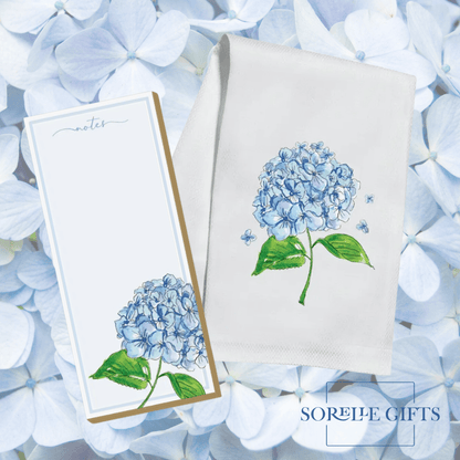 Blue Hydrangea Kitchen / Tea Towel - Sorelle Gifts