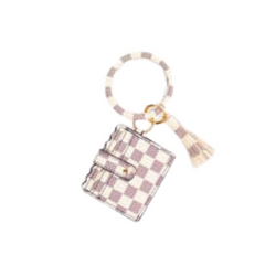 Cardholder with keyring bangle & tassel - Sorelle Gifts