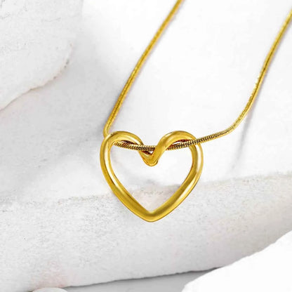 Open Heart Necklace