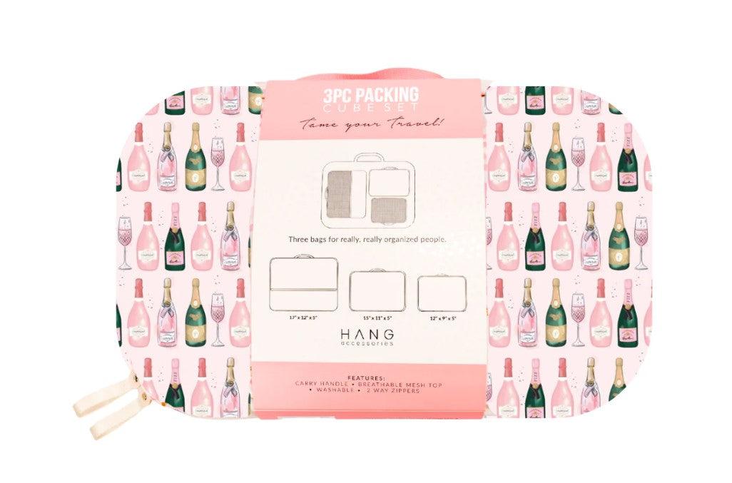 Champagne 3 Piece Packing Cube Set - Sorelle Gifts