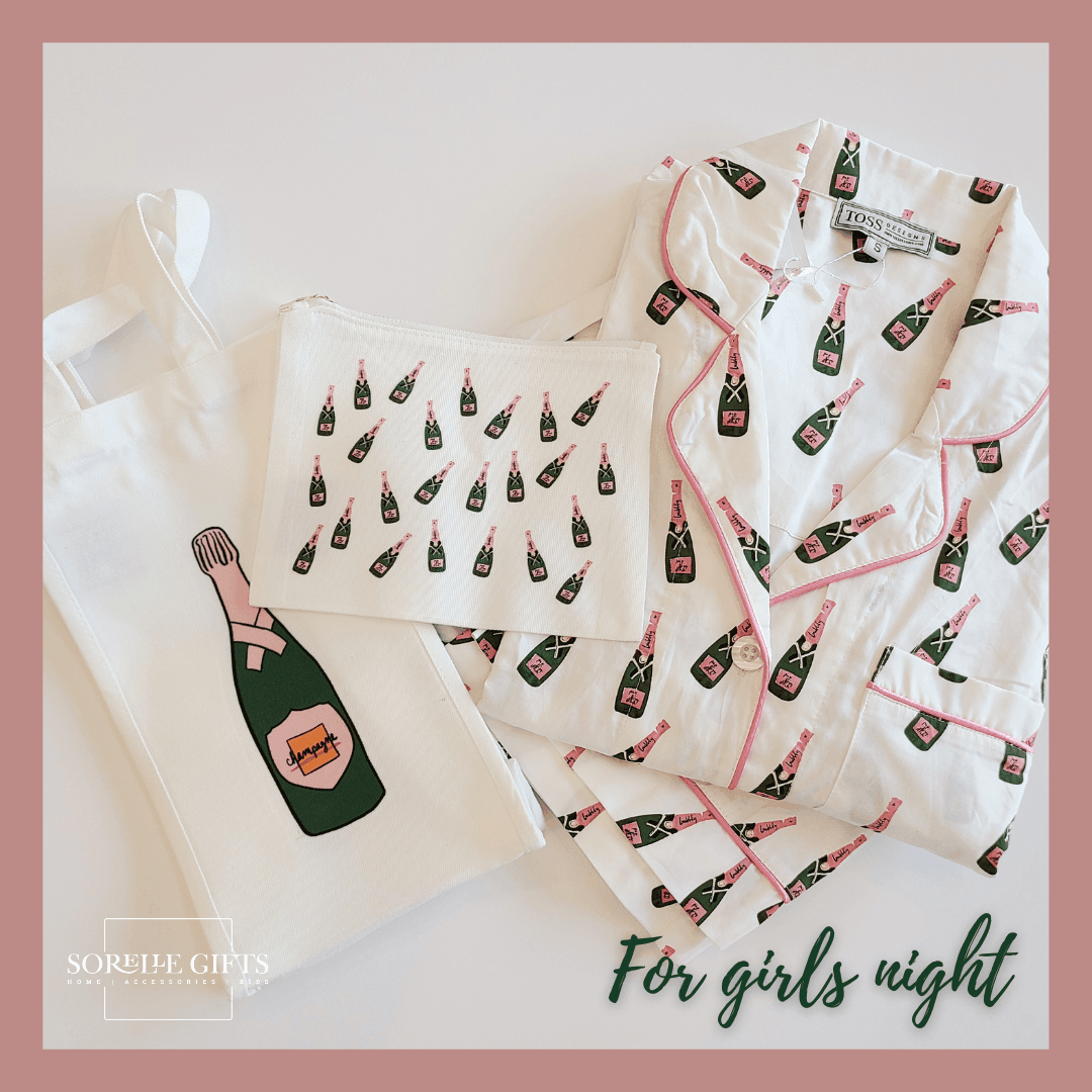 Champagne Pajama Pants Set - Sorelle Gifts