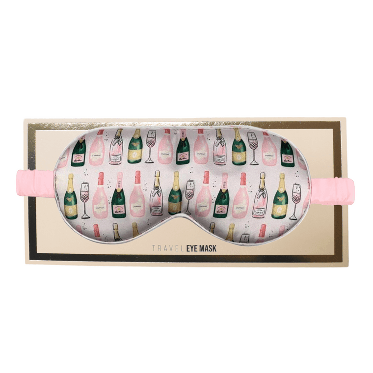Champagne Satin Eye Mask - Sorelle Gifts
