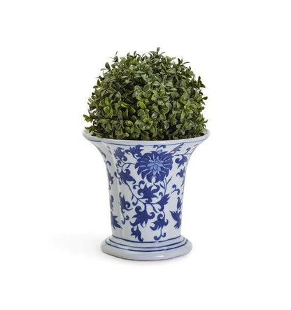Chinoiserie Floral Flared Vase - Sorelle Gifts