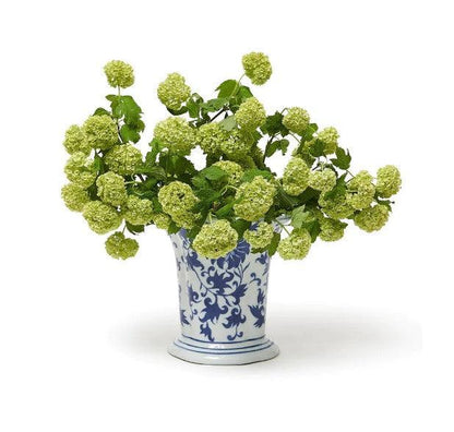 Chinoiserie Floral Flared Vase - Sorelle Gifts
