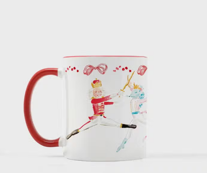 Classic Nutcracker Watercolor Mug