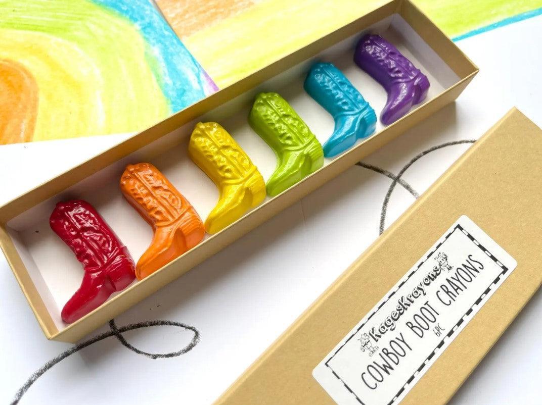 Cowboy Boot Crayons Gift Box - Sorelle Gifts