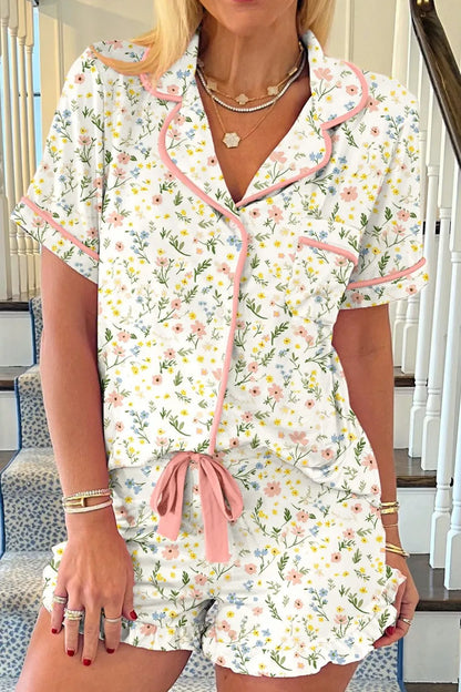 Playful Petals Pajama Set - Sorelle Gifts