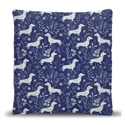 Dachshund Dreams Woven Pillow