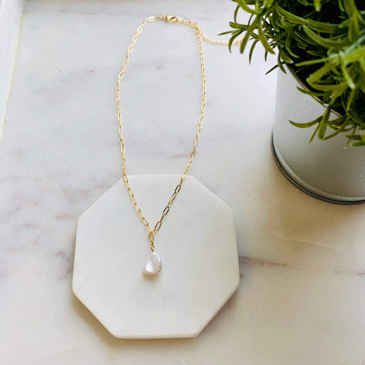 Fresh Water Pearl Pendant Necklace - Sorelle Gifts