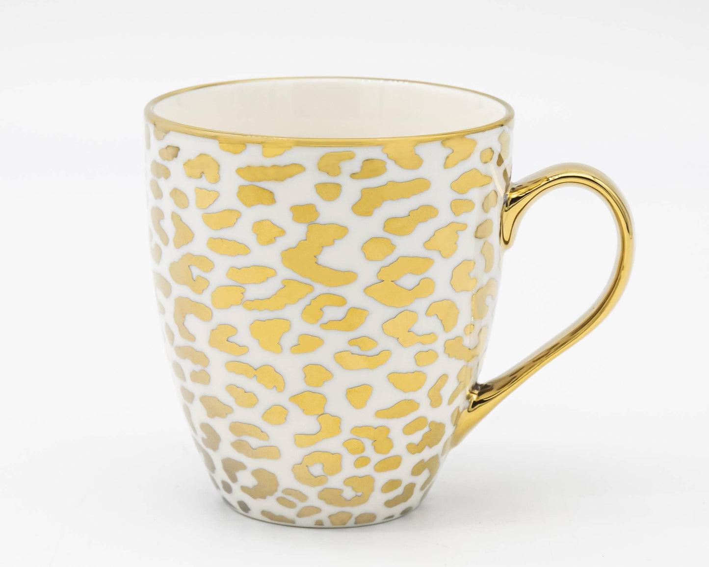 Gold Leopard Coffee Mug - Sorelle Gifts