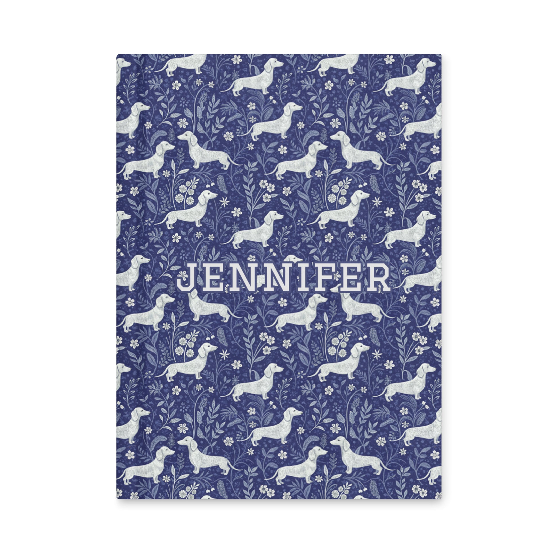 Dachshund Dreams Personalized Hardcover Lined Journal - Sorelle Gifts