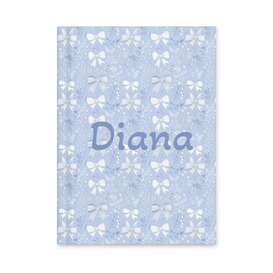 Bedtime Bows Personalized Hardcover Lined Journal - Sorelle Gifts
