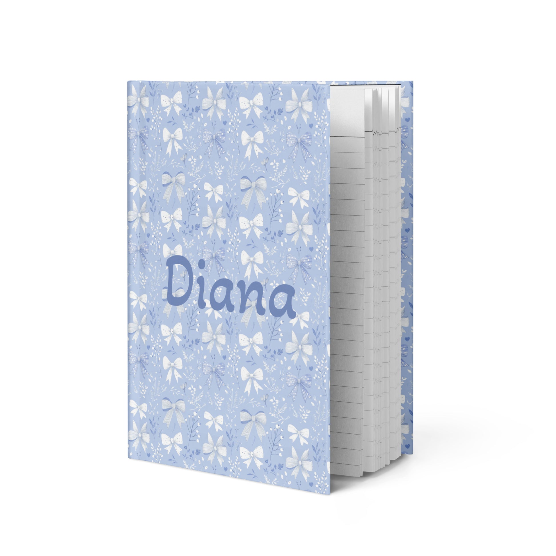 Bedtime Bows Personalized Hardcover Lined Journal - Sorelle Gifts