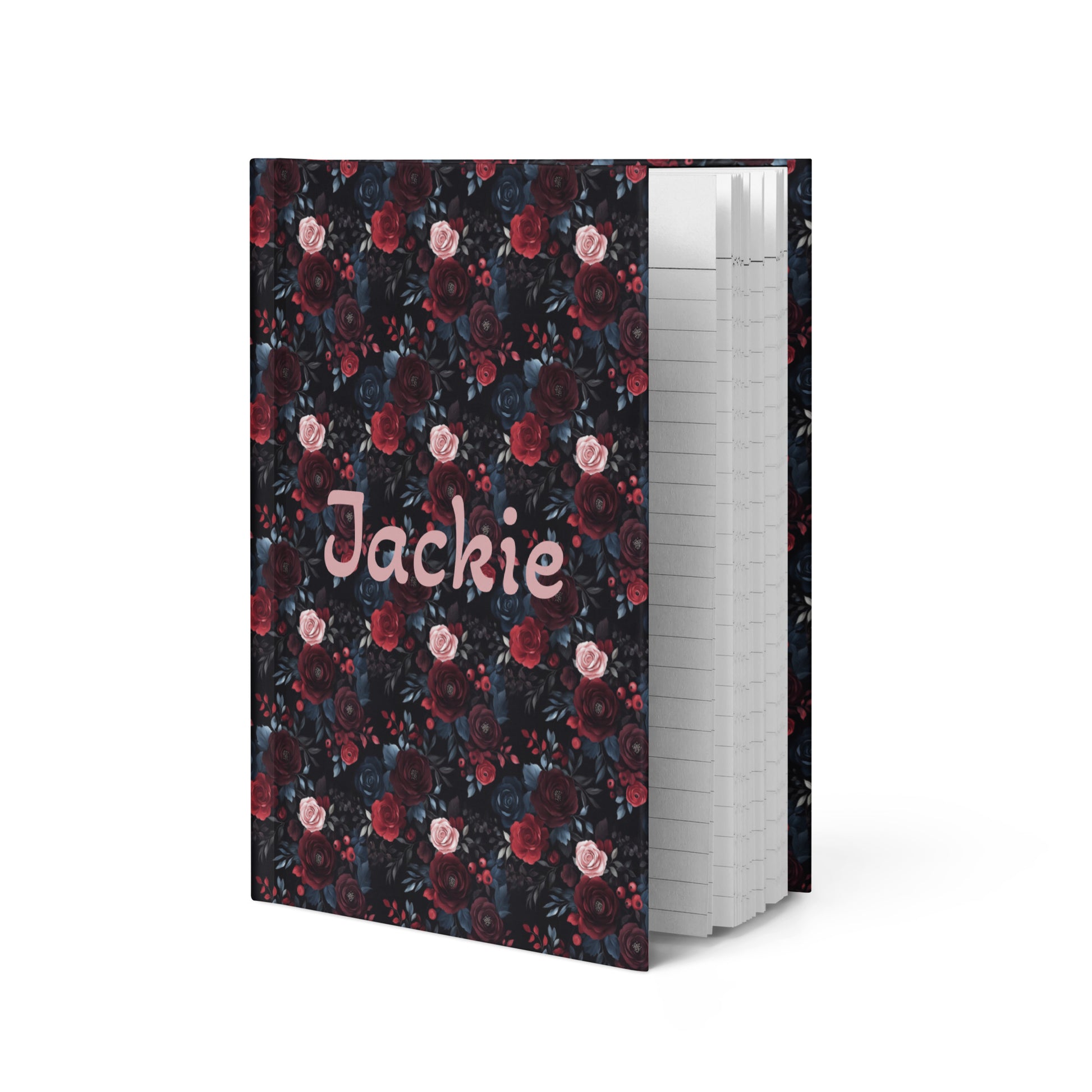 Twilight Rose Personalized Hardcover Lined Journal - Sorelle Gifts