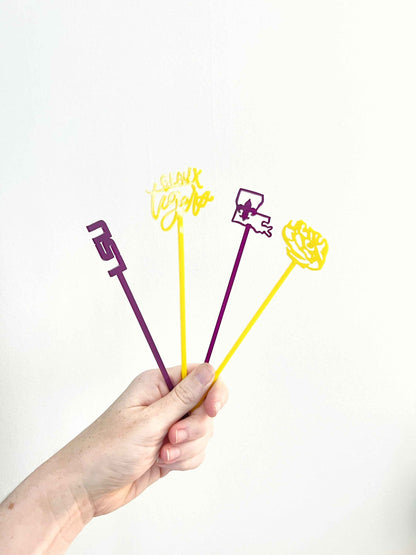 LSU Stir Stick Set