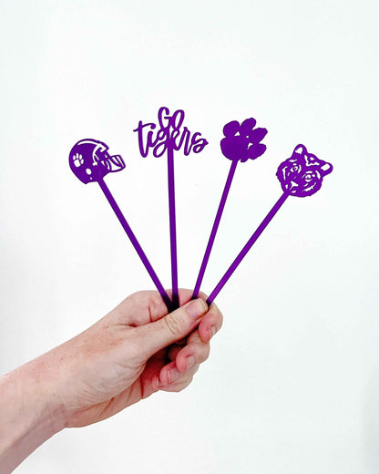 Clemson Tigers Stir Stick Set