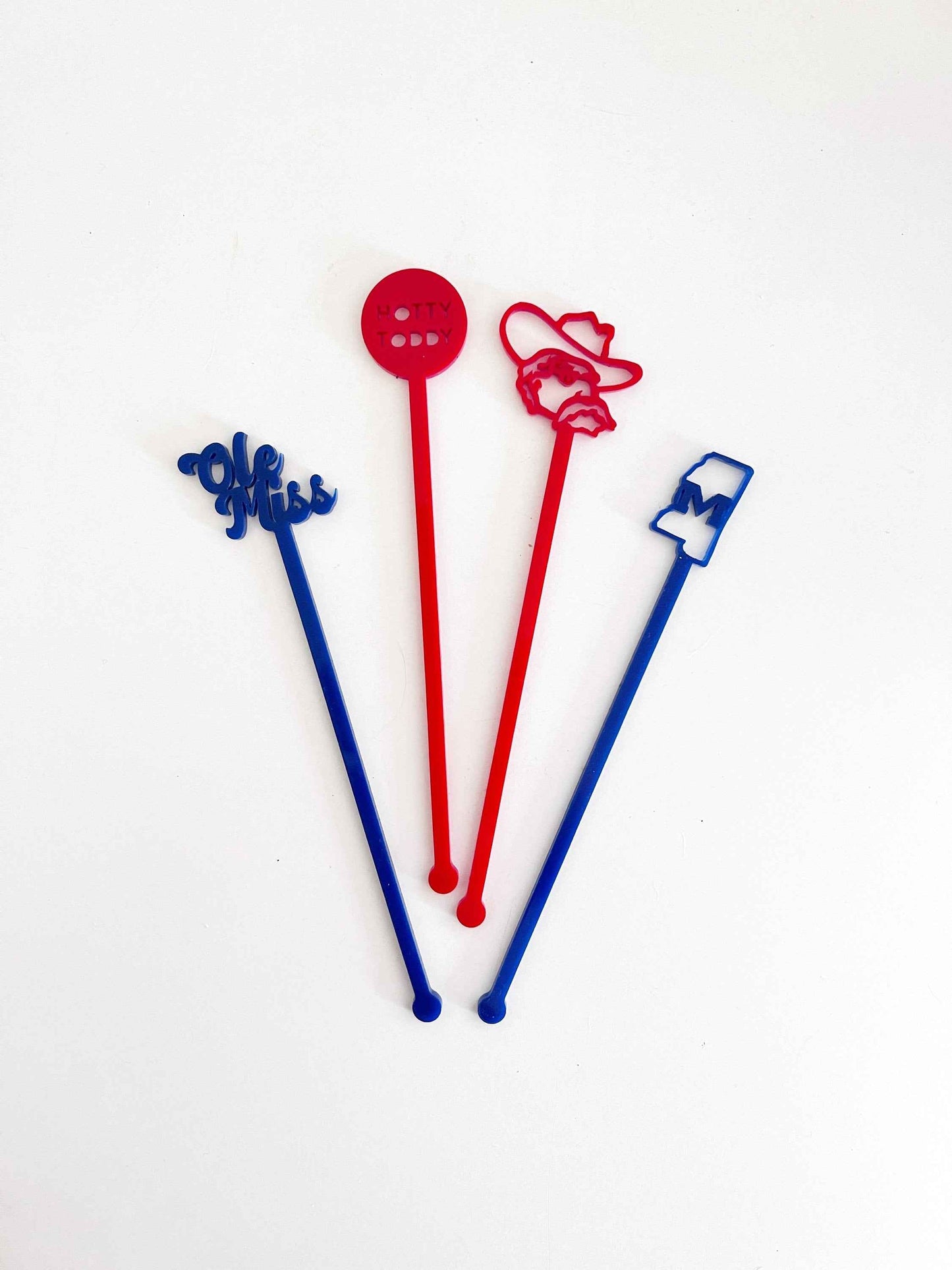 Ole Miss Stir Stick Set