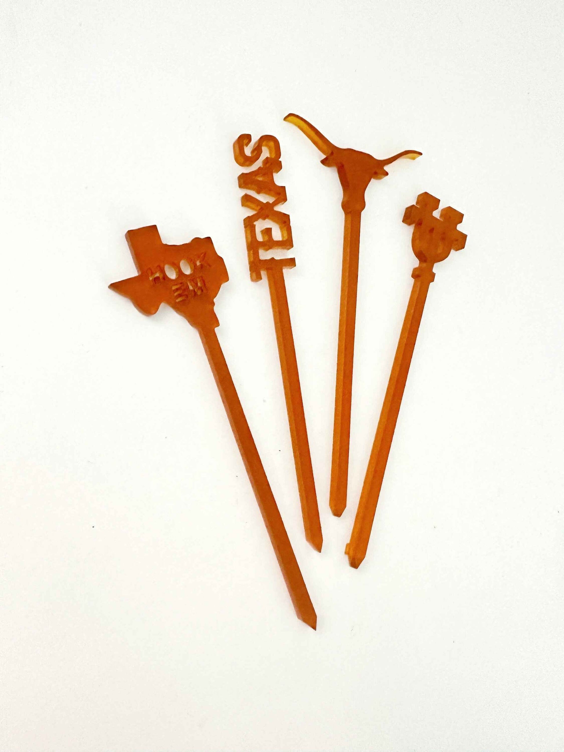 Texas Longhorns Food Pick-Skewer Set