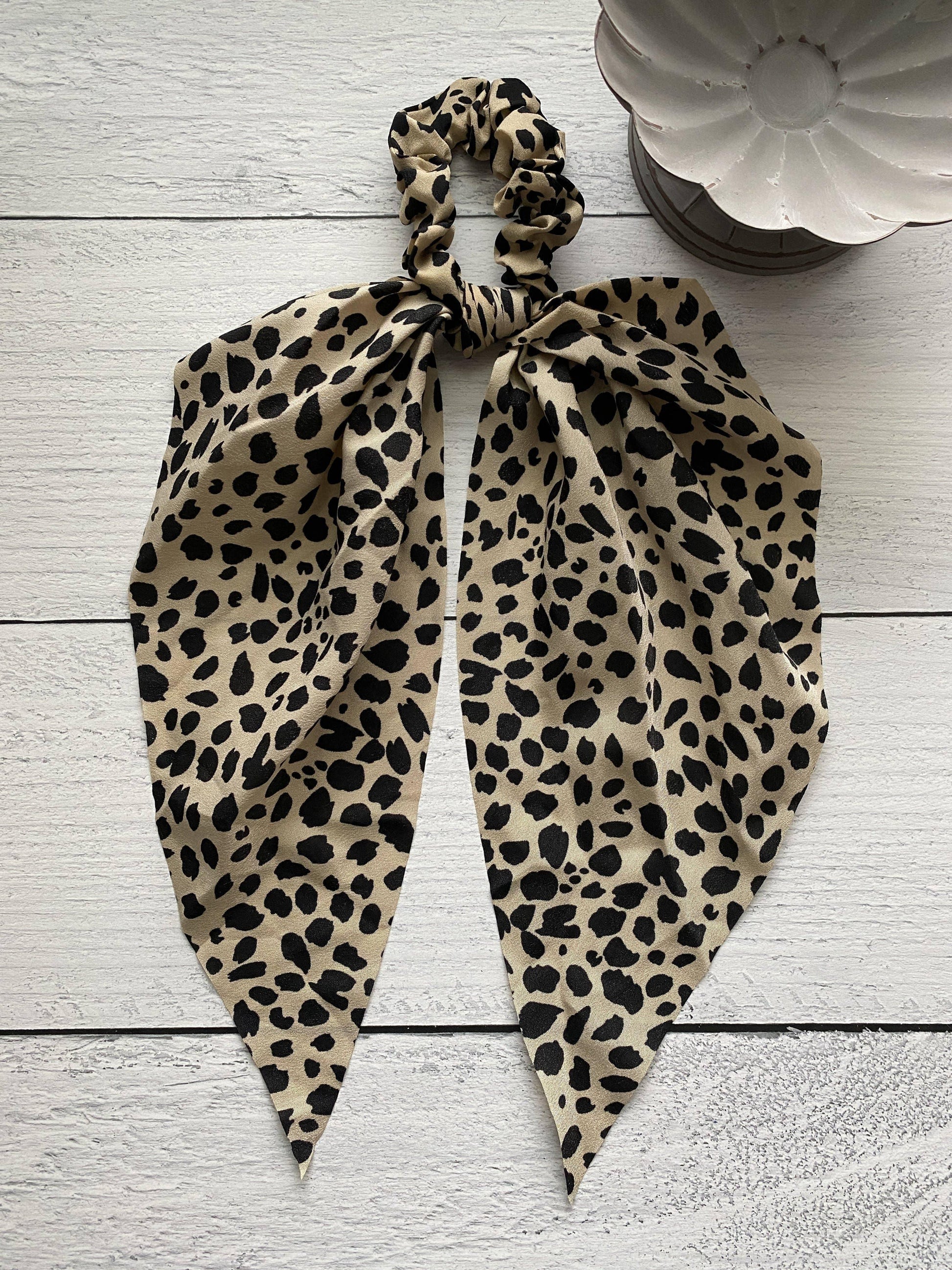 Leopard Dot Hair Scarf - Sorelle Gifts