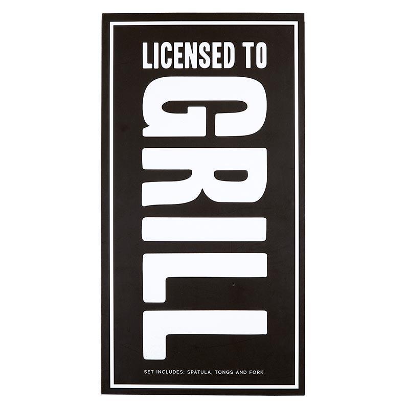 Licensed to Grill BBQ Tools Book Box - Sorelle Gifts