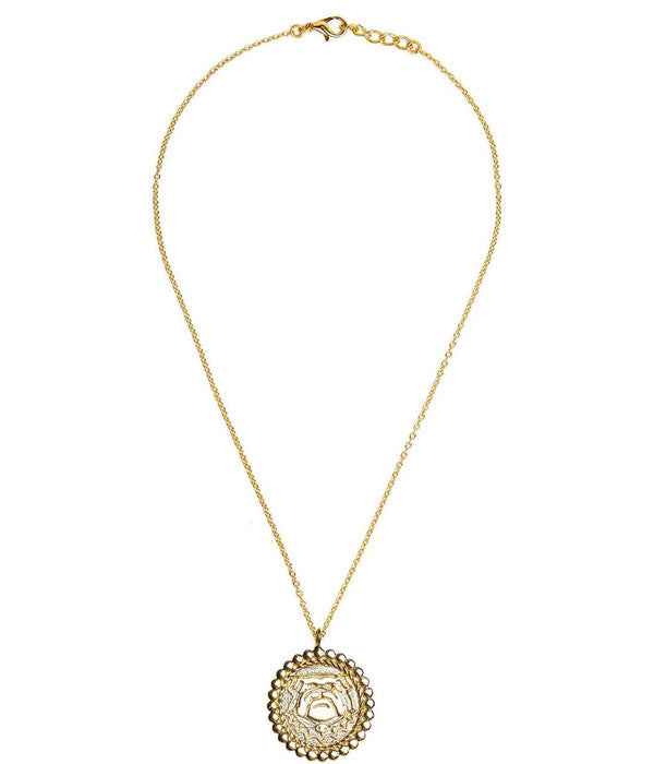 Bulldog Coin Necklace