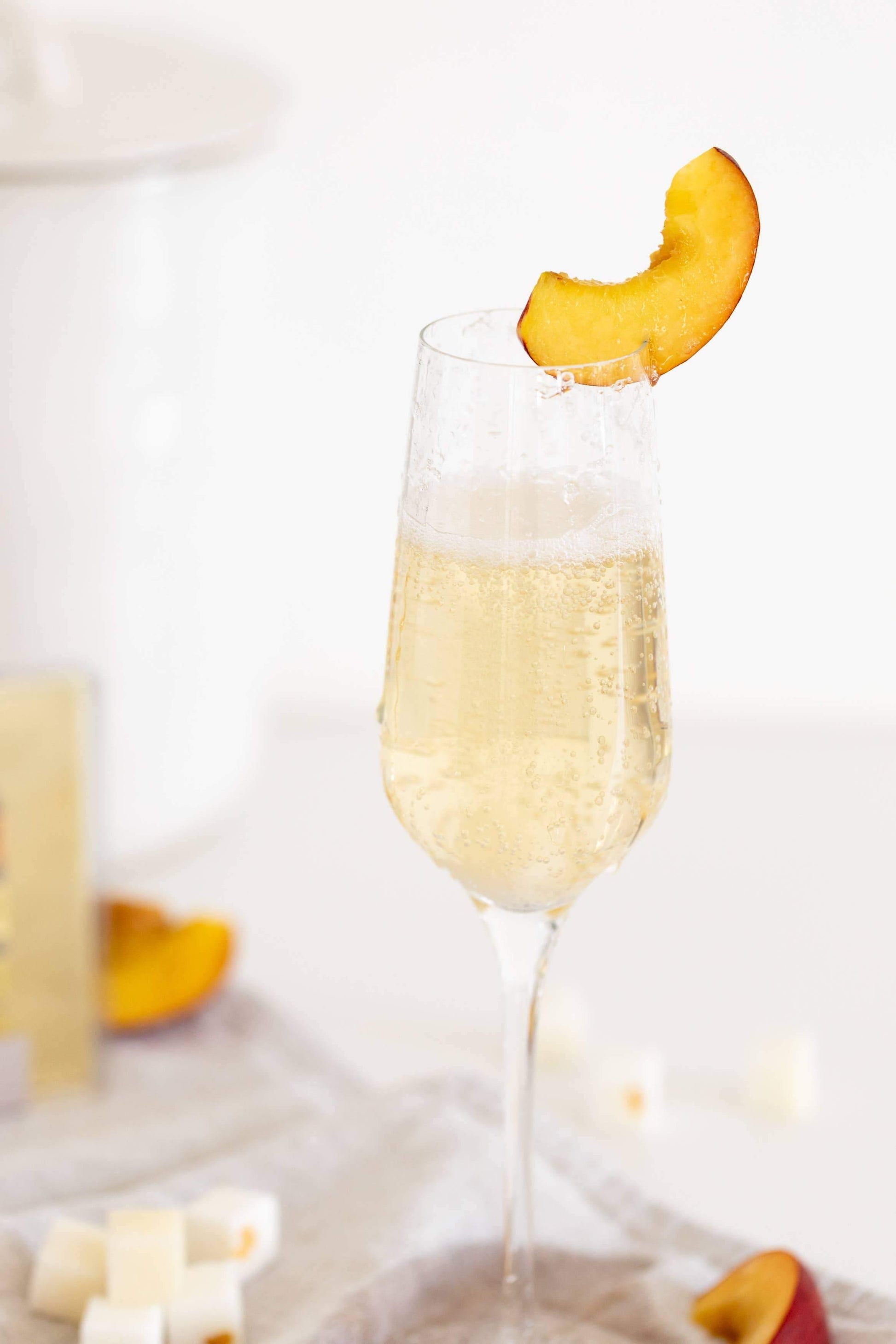 LUXE Sugar Champagne Cube | Peach - Sorelle Gifts