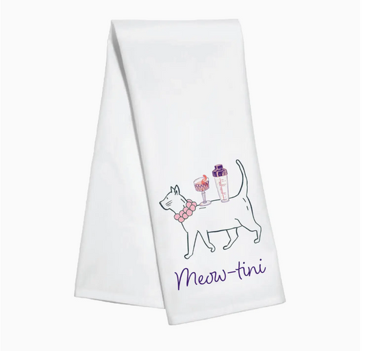 Meow-Tini Kitchen / Tea Towel