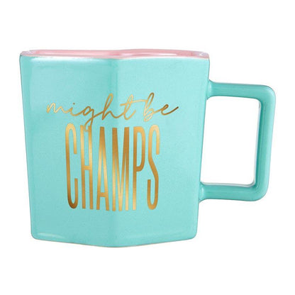 Might Be Champs Mug & Saucer Set - Sorelle Gifts