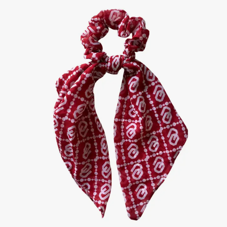 Oklahoma Sooners Game Day Scarf Scrunchie