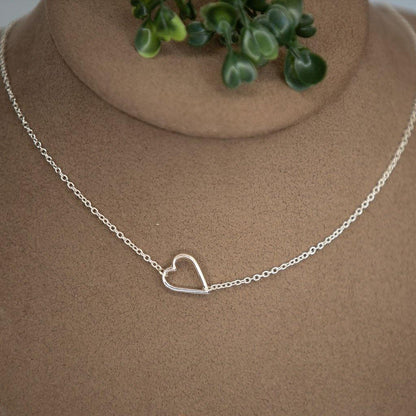 Open Heart Necklace - Sorelle Gifts