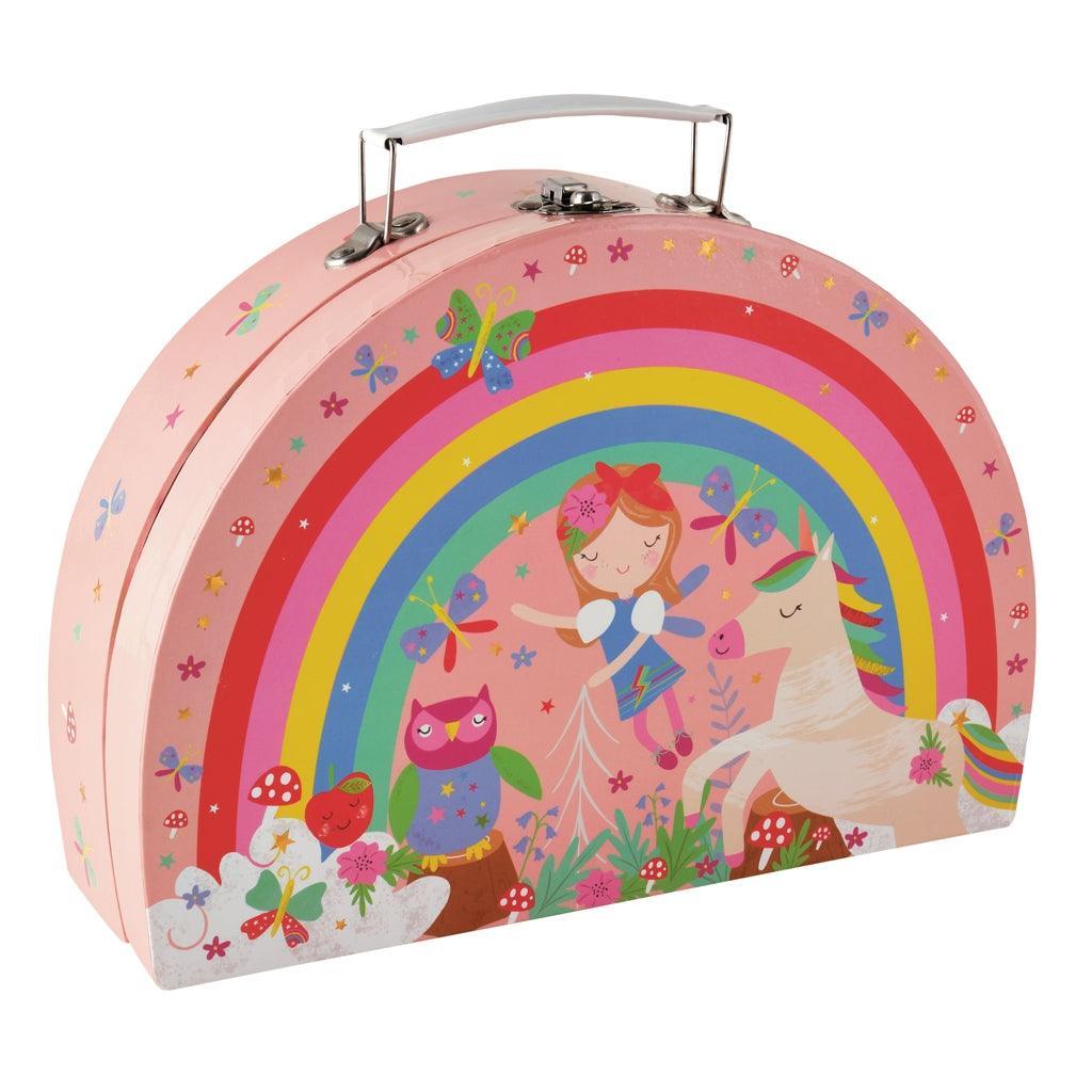 10 Piece Rainbow Fairy Tin Tea Set and Case - Sorelle Gifts