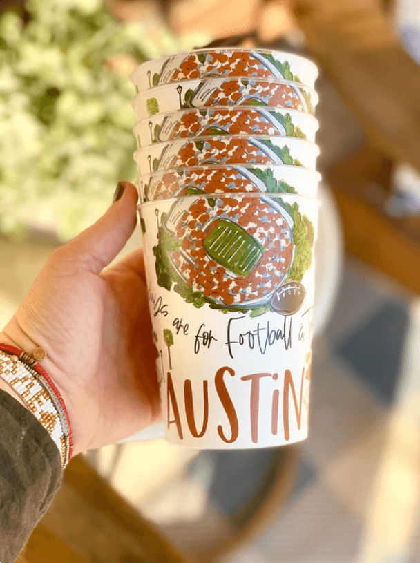 Reusable Stadium Cups - Austin - Sorelle Gifts