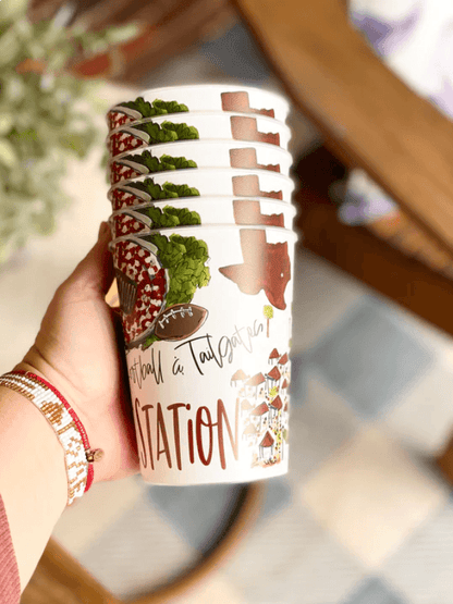 Reusable Stadium Cups - College Station - Sorelle Gifts