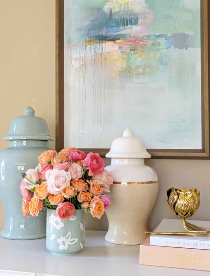 Sakura Ginger Jars in Light Lavender