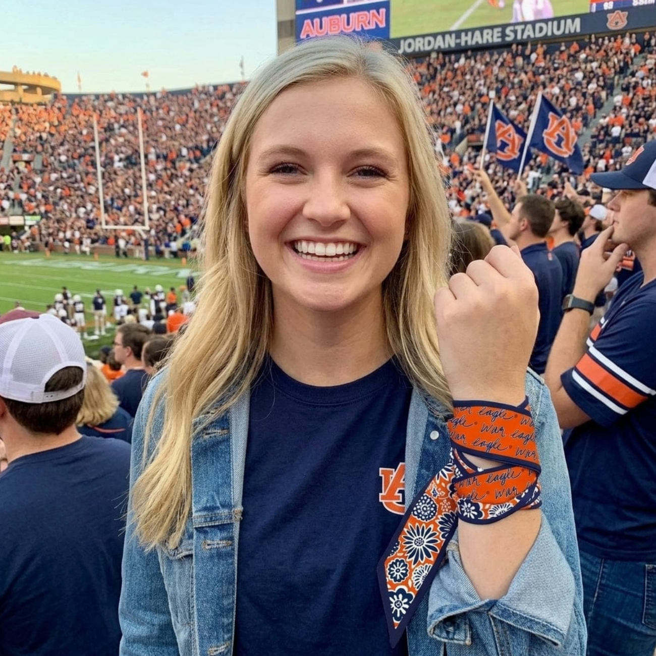 Skinny Scarf – Auburn Tigers