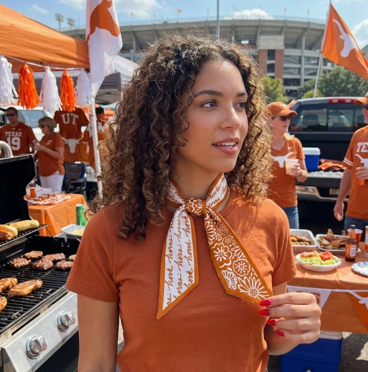 Skinny Scarf – Texas Longhorns