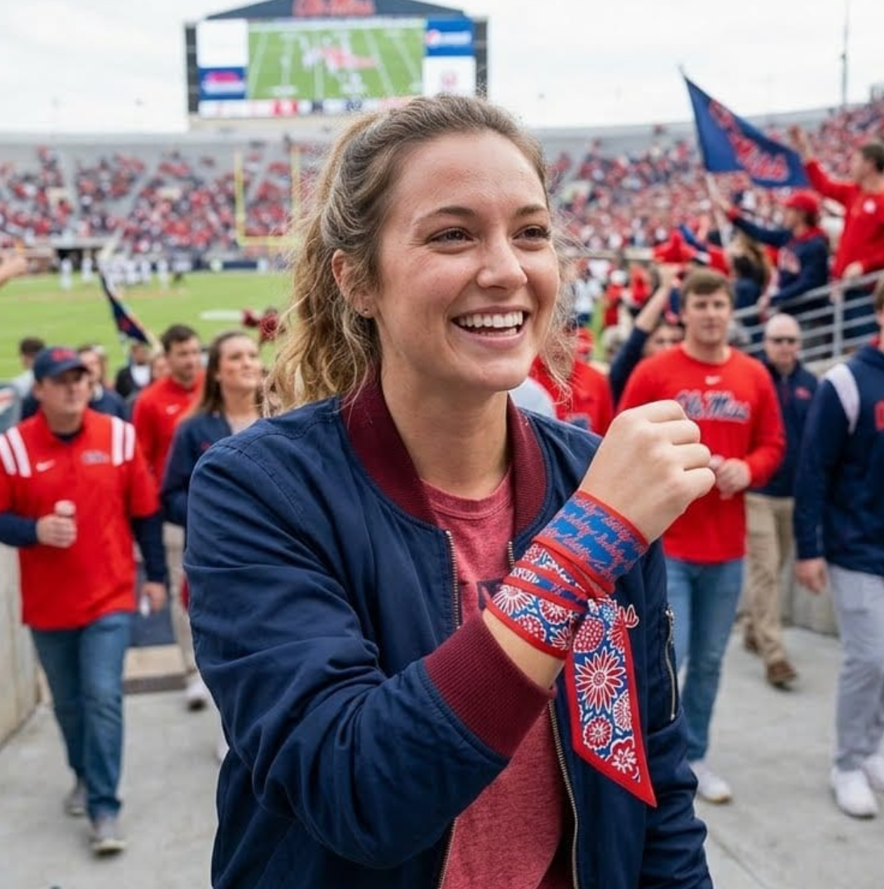 Skinny Scarf – Ole Miss Rebels