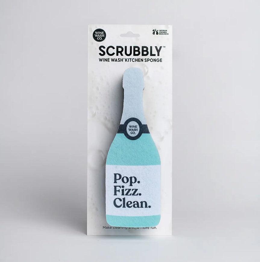 Scrubbly™  Champagne and Wine Kitchen Sponges - Sorelle Gifts